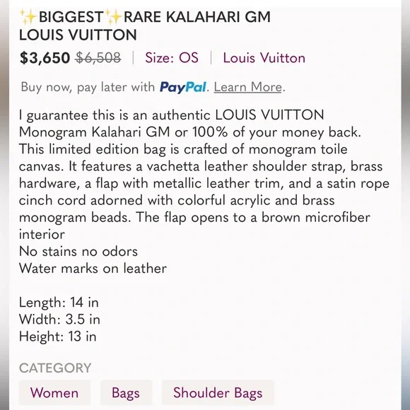 💎 DISCOUNTED GM 💎 COLLECTABLE LOUIS VUITTON BAG - Picture 16 of 16